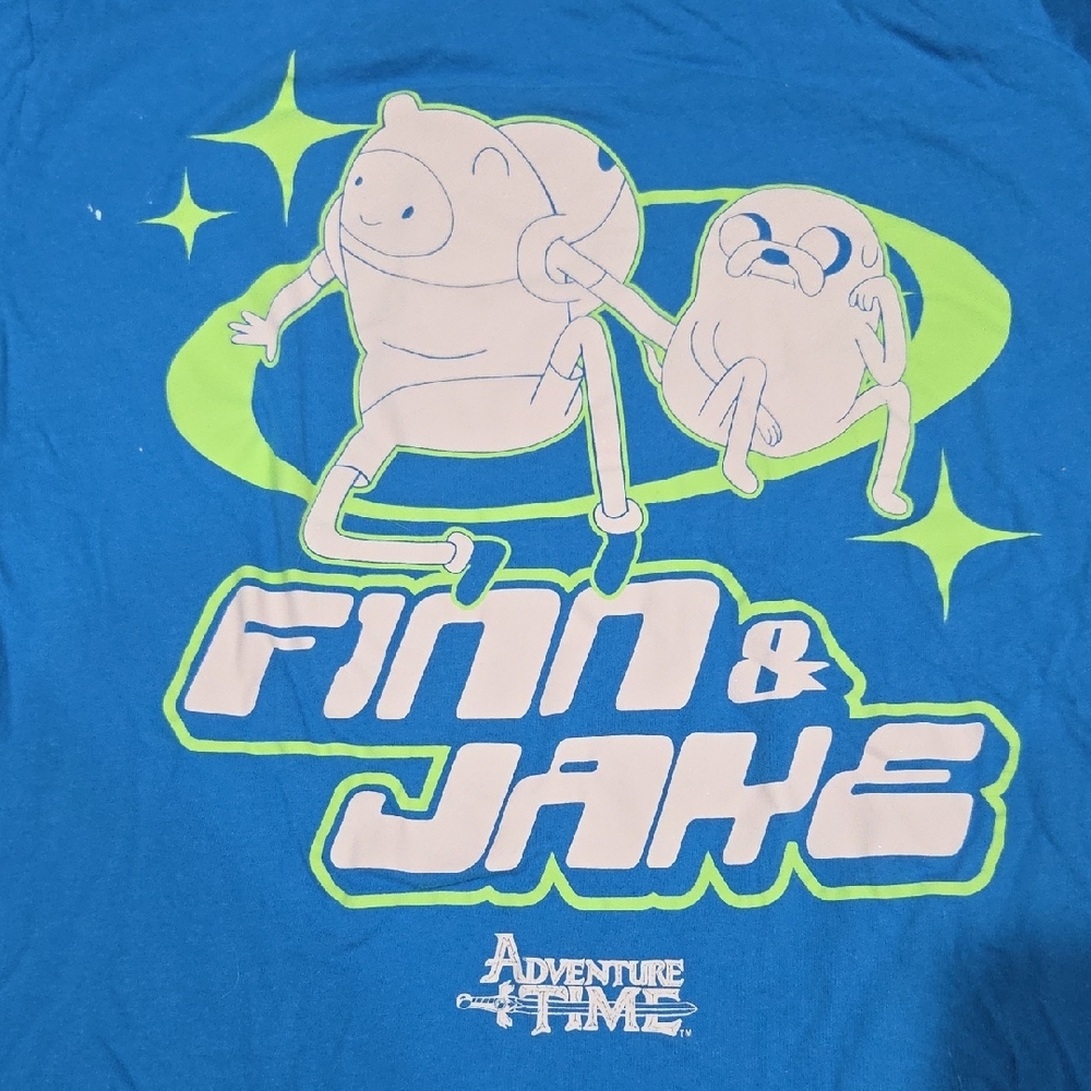 Adventure Time Blue Graphic Tee - Picture 2 of 4